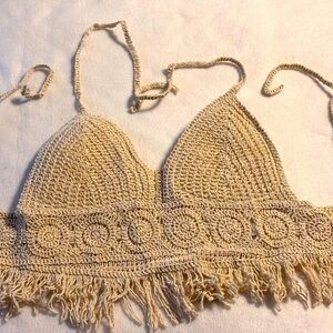 Boho Tassel Crop Top. One Size fits Most.